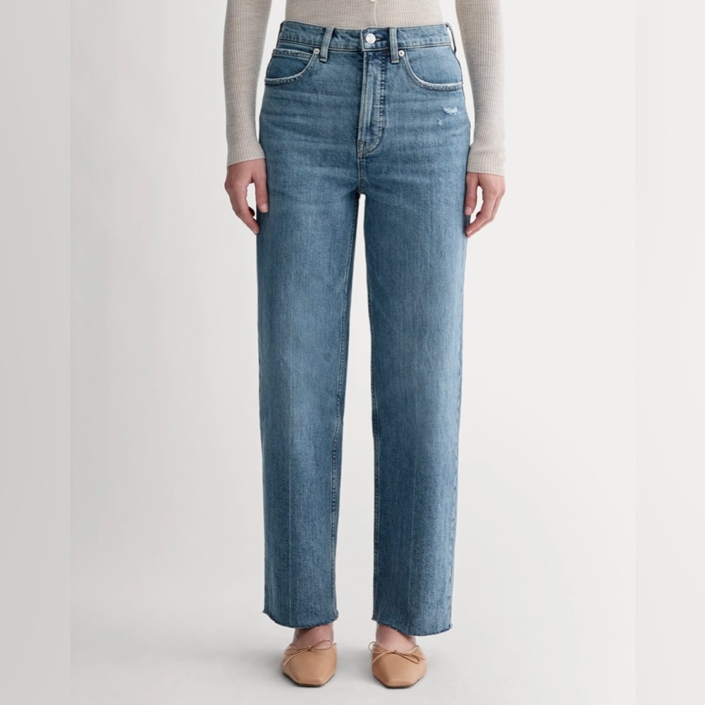 Everlane 90s Way-High Jean Classic Blue Size 27